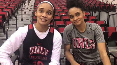 Unlv Lady Rebels Gonzalez Twins Talk About Their Differences Youtube