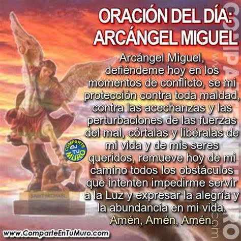OraciÓn A San Miguel ArcÁngel Contra Todo Mal Comparte Y Escribe AmÉn