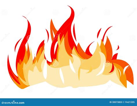 Fire Illustration Stock Illustration Illustration Of Yellow 30073803