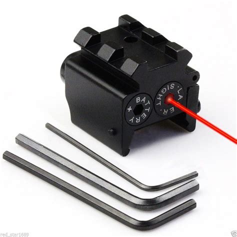 Mini Adjustable Compact Red Dot Laser Sight With Detachable Picatinny