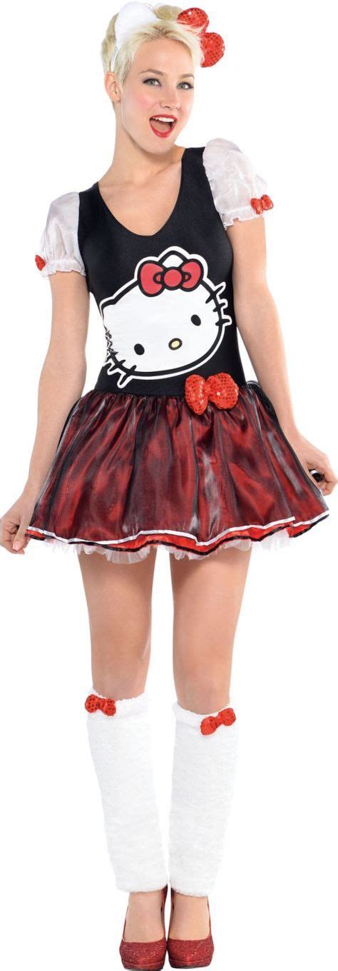Hello Kitty Adult Sequin Bow Costume 4999 Party City With