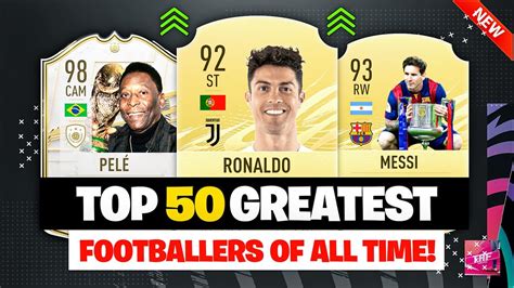 Top 50 Greatest Football Players Of All Time Youtube