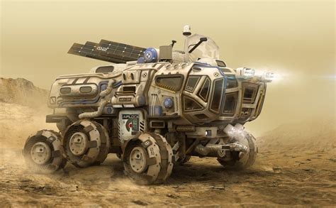 Large Terrestrial Exploration Rover Vehicle Comfortably Accommodates
