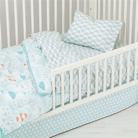 See more ideas about toddler bed set, bedding sets, toddler bed. Well Nested Toddler Bedding (Blue) | The Land of Nod