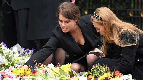 Princess Beatrice And Princess Eugenie Pay Tribute To Their Dearest