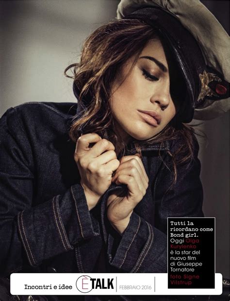 Olga Kurylenko Glamour Magazine Italy February 2016 Issue Celebmafia