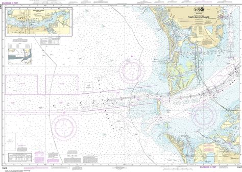 Noaa Nautical Chart 11415 Tampa Bay Entrance Manatee River Extension