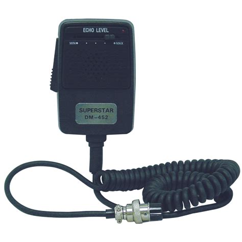 Cb Radio Echo Power Mic Microphone With Pin Plug Workman Dm