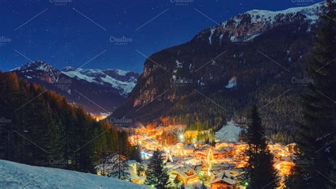 Alps At Night High Quality Nature Stock Photos Creative Market
