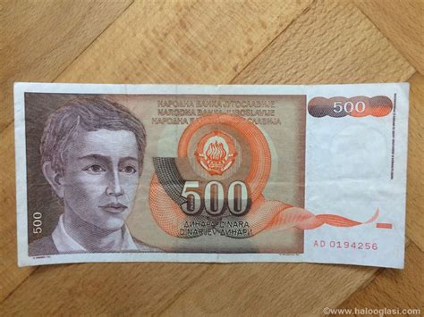 500 Dinara 1991 Halo Oglasi