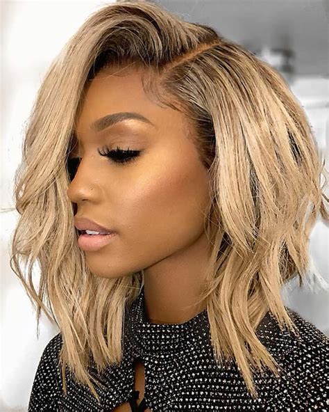 All black hair bobs weave are designed to provide a comfortable and natural experience and result in a voluminous look. 23 Popular Bob Weave Hairstyles for Black Women | StayGlam