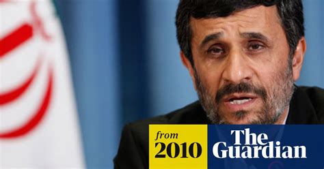 Ahmadinejad S 9 11 Comments Offensive And Hateful Says Obama Mahmoud Ahmadinejad The Guardian