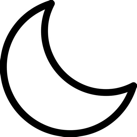 Moon Svg Png Icon Free Download 427376 Onlinewebfontscom