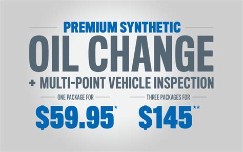 Full Synthetic Oil Change Tire Rotation Multi Point Inspection At