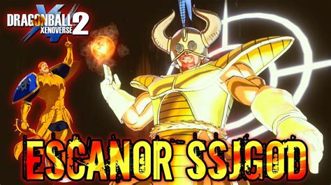 La Puissance Du Ssjgod Escanor Full Power Xenoverse 2 Youtube