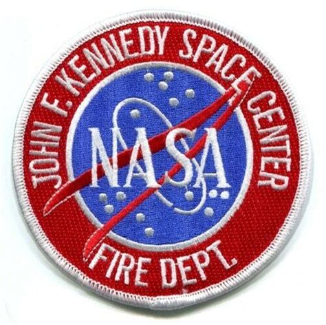 John F Kennedy Space Center Nasa Fire Department Patch Florida Fl