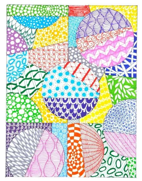 Inspired By Zentangle Patterns And Starter Pages Of Artofit