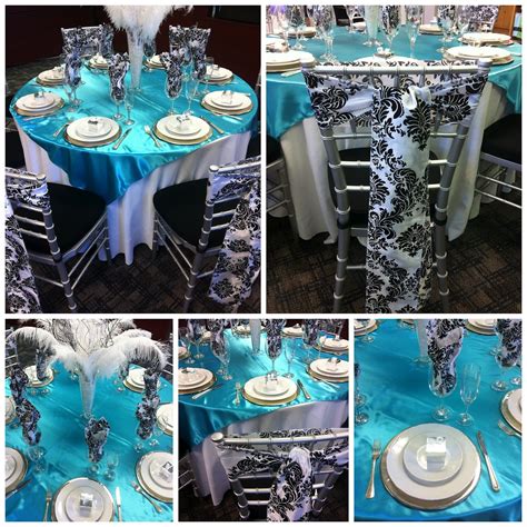 turquoise black and white weddings stunning color combinations jenniemarieweddings