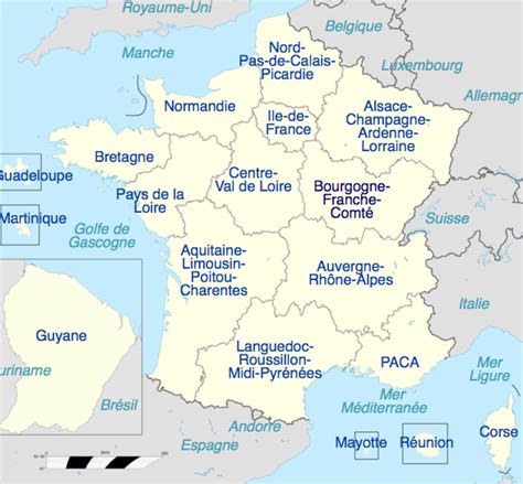 Combien De Kilomètres Sépare La France De La Russie - Combien de régions en France ? | AbcVoyage - Avion hôtel séjour pas cher