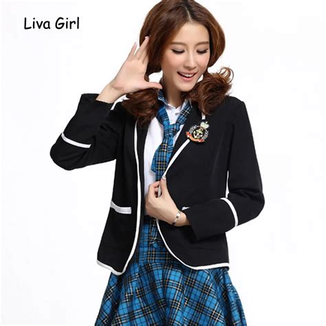 2017 High Quality Hot Preppy Style Japanese School Uniform Women Bomber