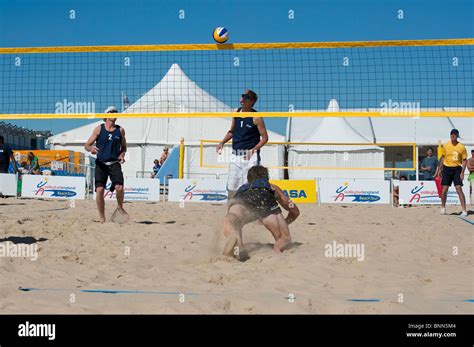 British Open Leg Of The Volleyball England Beach Tour Held At