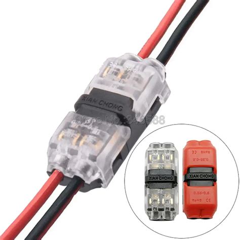 5pcs I Shape Quick Splice Wire Wiring Electrical Connector For 2 Pin 22