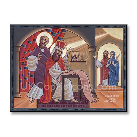 St John Chrysostom Uk Coptic Icons