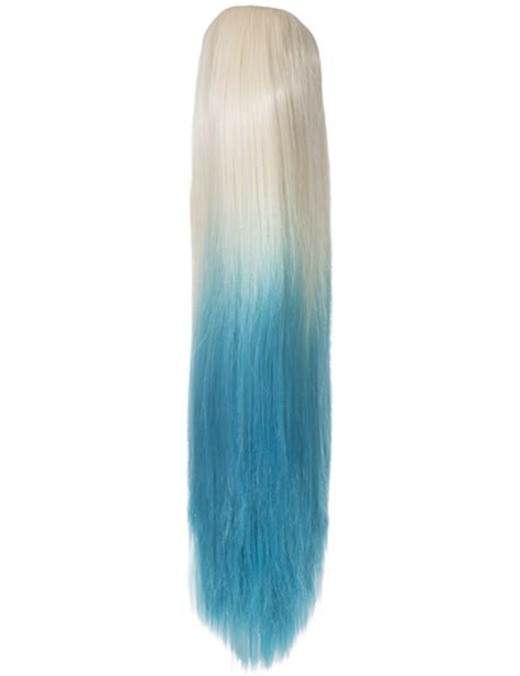 Dip Dye Straight Claw Clip Ponytail The Hair Extension Cave