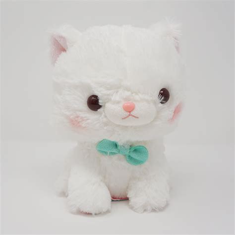 Set Deal Hime And Myu Pink And White Cats Small Plush Amuse Mary Bear