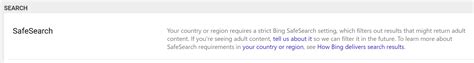 Bing Safesearch Cannot Be Turned Off What Microsoft Community
