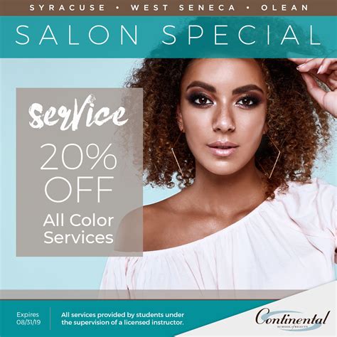 Coupons | Continental School of Beauty