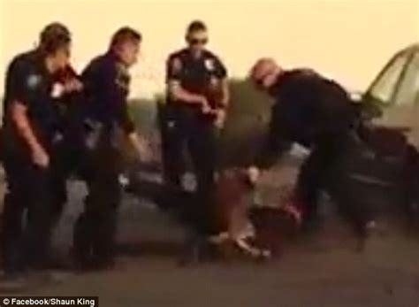 Video Shows California Cops Beating Up Man After Leading Police On A