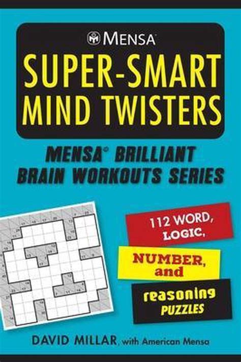 Mensar Super Smart Mind Twisters 112 Word Logic Number And