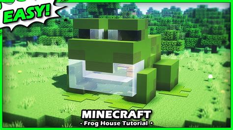 Minecraft Frog House Easy How To Build Tutorial Youtube