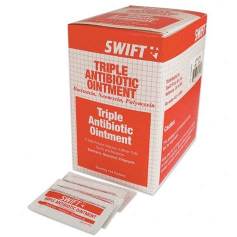 Honeywell North Antibiotics Ointment Box Wrapped Packets 0020 Oz