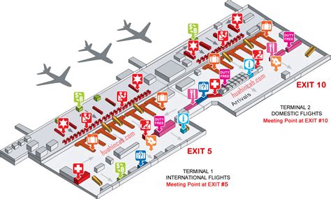 Don Mueang Airport Meeting Points Domestic And International