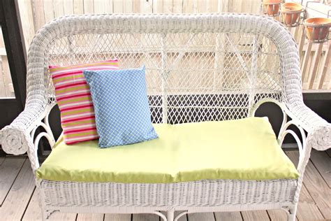 First, lay your fabric out on a flat surface, pattern side up, and position your patio cushion on it.put your patio cushion in the top corner of the fabric, with the rear of the cushion near the top side, and allow enough space on the side for the fabric to wrap up the side of the patio cushion. DIY patio furniture cushion recover | Diy patio furniture ...