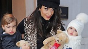 Amal Clooney Carries Her Adorably Dressed Twins Around NYC - YouTube