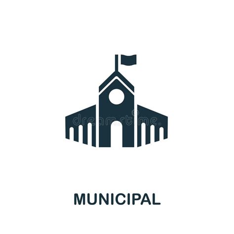 Símbolo De Icono Del Vector Municipal Signo Creativo De La Colección De