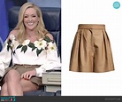 WornOnTV: Jane Krakowski’s white floral blouse and khaki shorts on Live ...