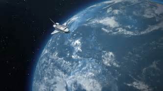 Space Shuttle Above The Earth Stock Footage Video 100 Royalty Free