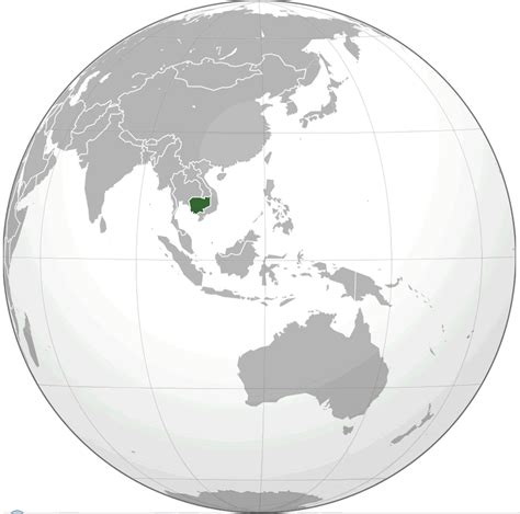 上 Combodia In World Map 302404 Cambodia In World Map Political