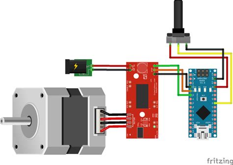 Control A Stepper Motor Using An Arduino And Potentiometer