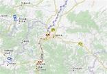 Detailed map of Loznica - Loznica map - ViaMichelin