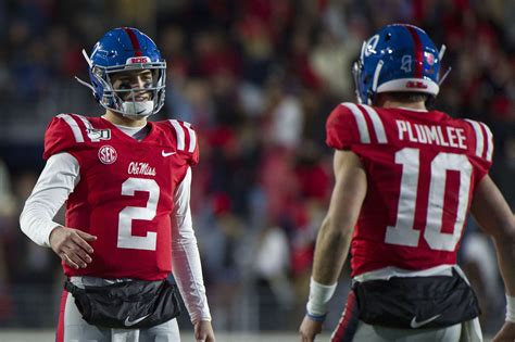 Ole Miss Football 2020 Preview Quarterback Red Cup Rebellion