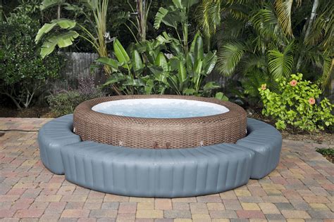 Habillage Pour Spa Gonflable Rond Lay Z Spa