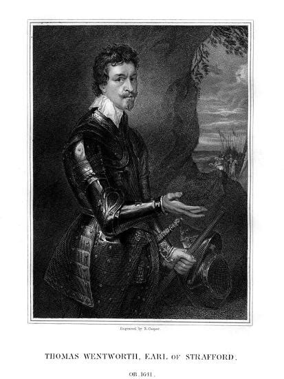 Thomas Wentworth 1st Earl Of Strafford English Statesman Giclee