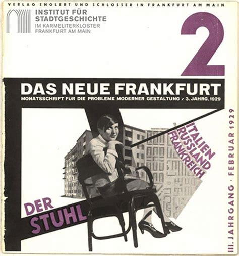 Modernism In Frankfurt 19191933 Neues Frankfurt The Strength Of