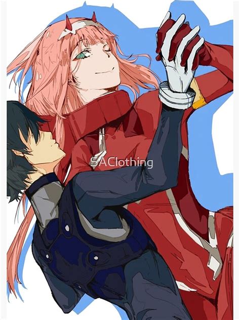 Darling In The Franxx Zero Two And Hiro Spiral Notebook For Sale By