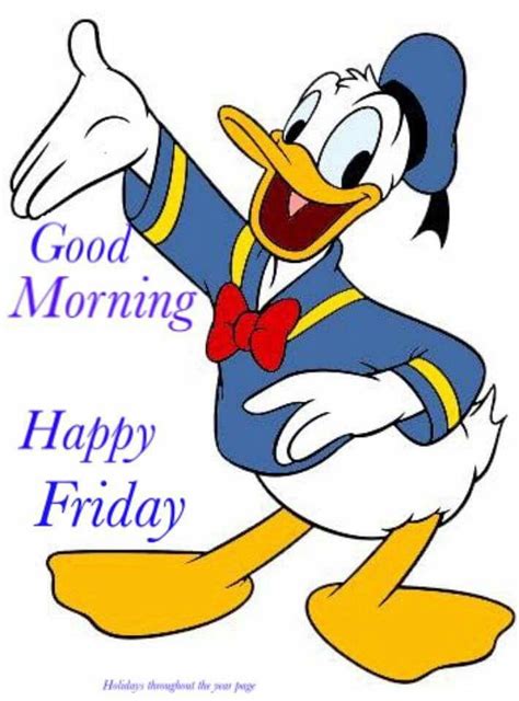 Friday Duck Cartoon Classic Cartoon Characters Disney Duck